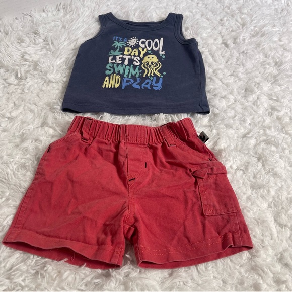 Garanimals | 6-9 boys shorts & tank top shirt - Picture 2 of 7